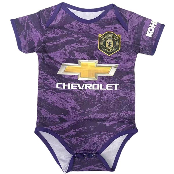 Maillot Football Manchester United Domicile Gardien Onesies Enfant 2019-20 Purpura